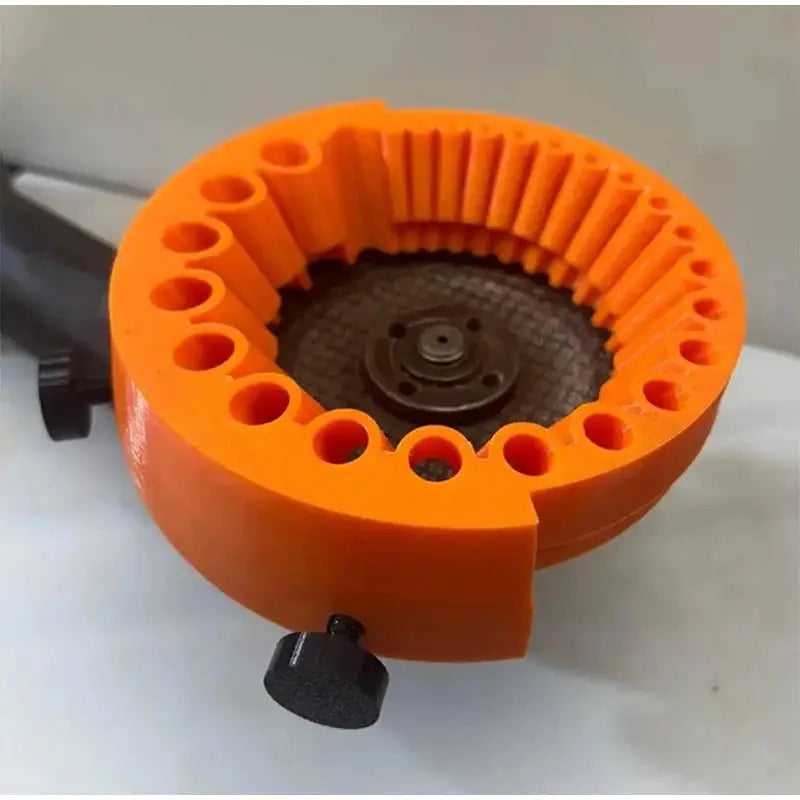 Anti Stripping Angle Grinder Drill Bit Sharpener 2 To 13 Mm 20 Holes With Thread Inserts Fits 115Mm And 125Mm Grinders