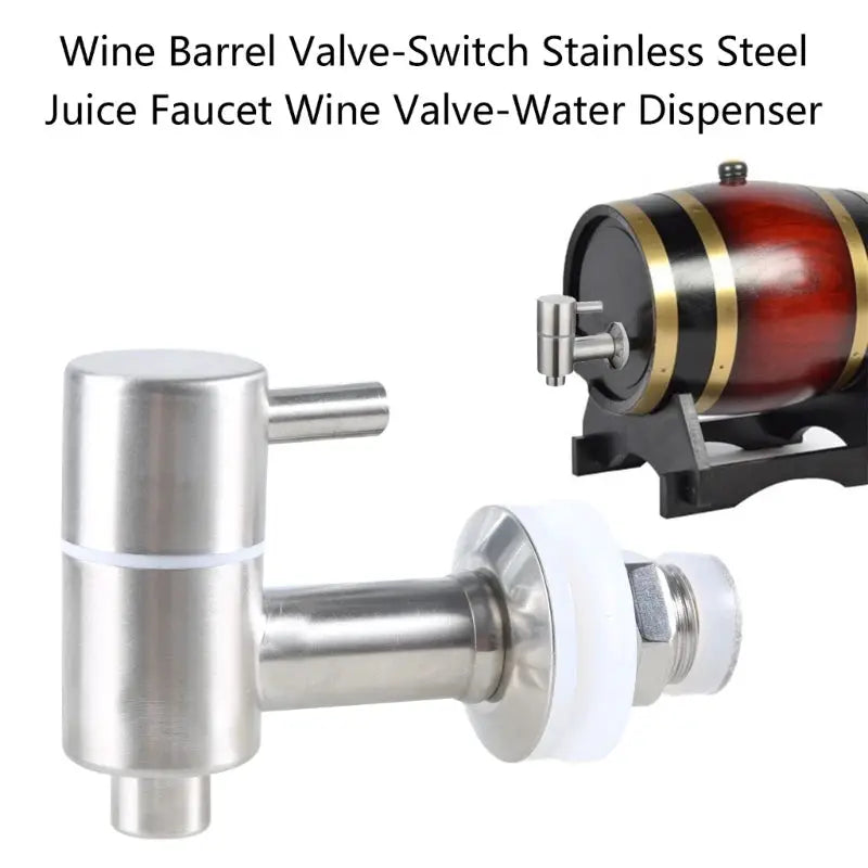 Beer barrel tap water valve; stainless steel dispenser spigot for 16-25mm fittings, Simples Market