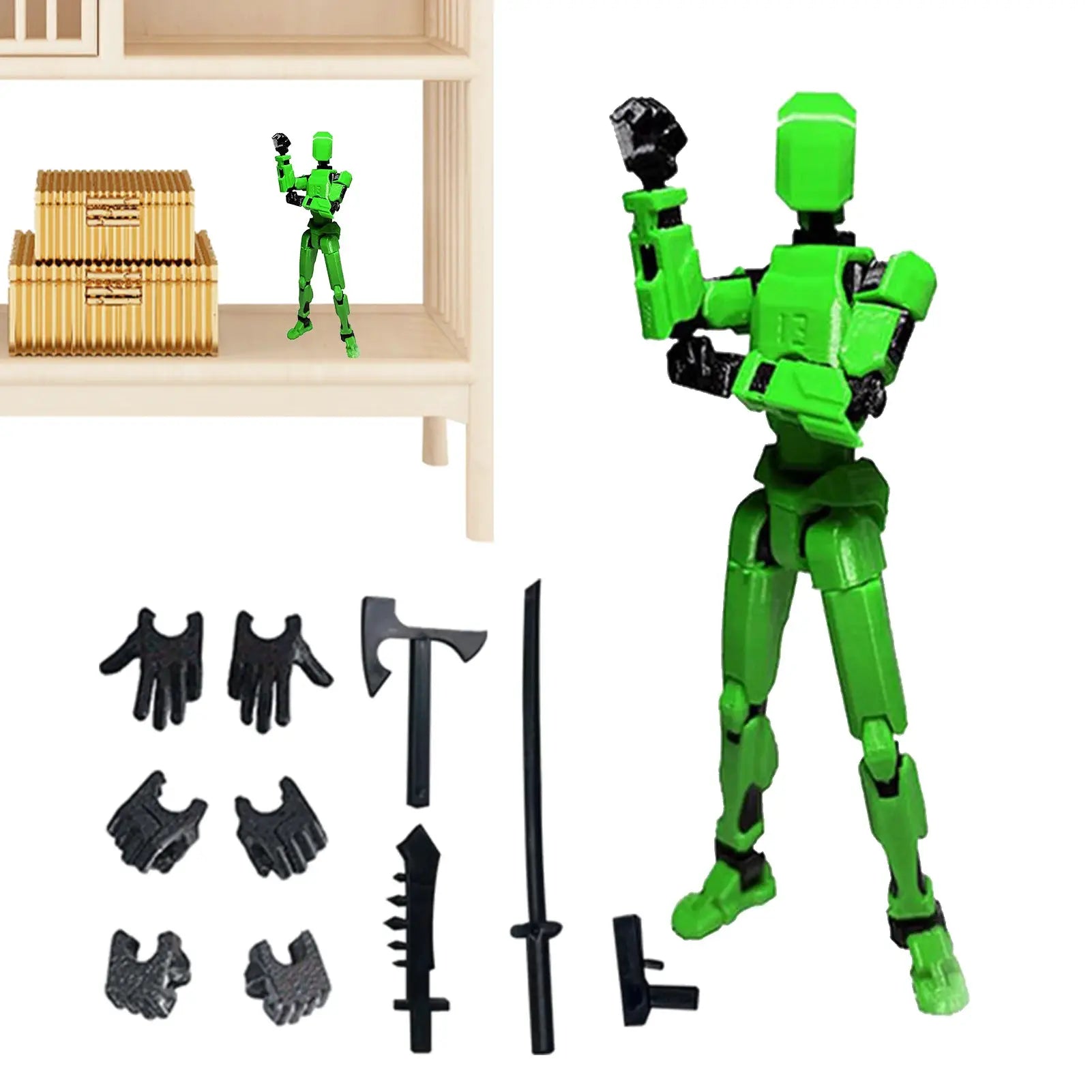 13 Joints Articulated Movable Dummy Doll For Diy Assembly 3D Printed Action Figure Stop Motion Animation