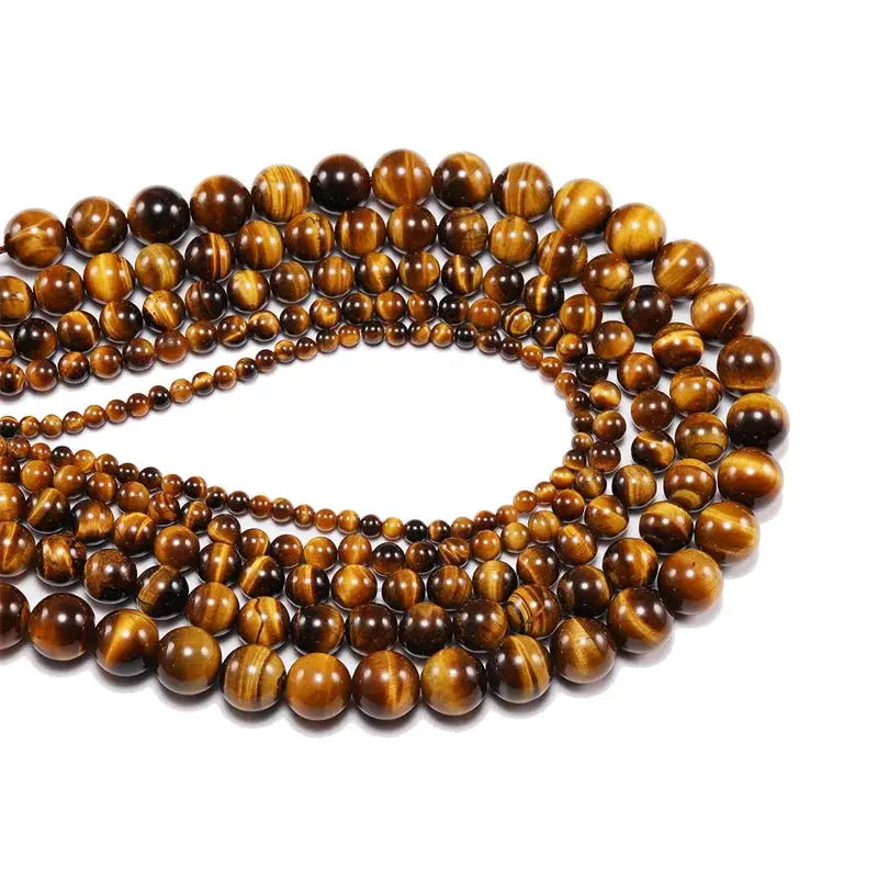 Natural Tiger Eye Beads Round Spacer Beads For Jewelry Making DIY Charms Bracelet Necklace 4mm 6mm 8mm 10mm 12mm