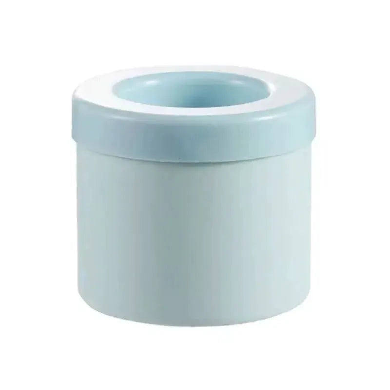 Silicone Round Ice Cube Mold And Ice Bucket Set For DIY Home Barware Refrigerator Ice Maker For Cocktails