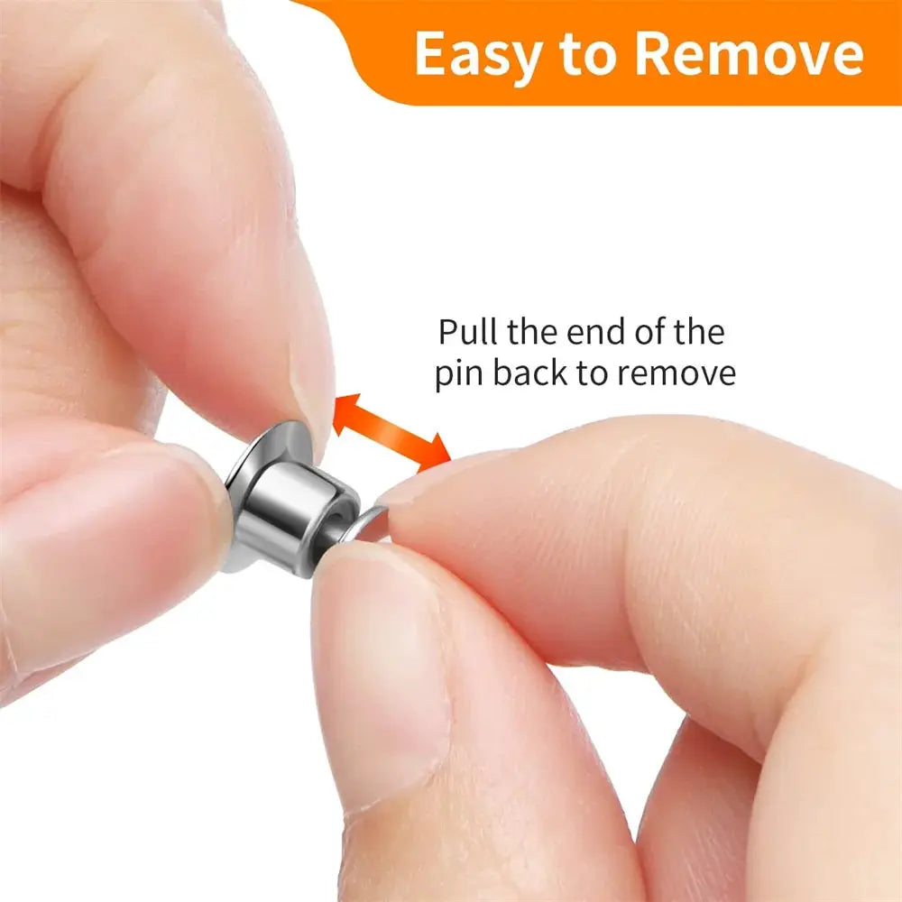 10 30 50 PCS Safety Brooch Lock Metal Pins Back Keeper Caps Clasps for DIY Jewelry Making Copper Findings