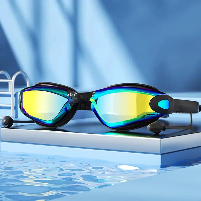 Adult Swimming Goggles HD Clarity Waterproof Anti Fog Unisex Stylish Professional UV Protective