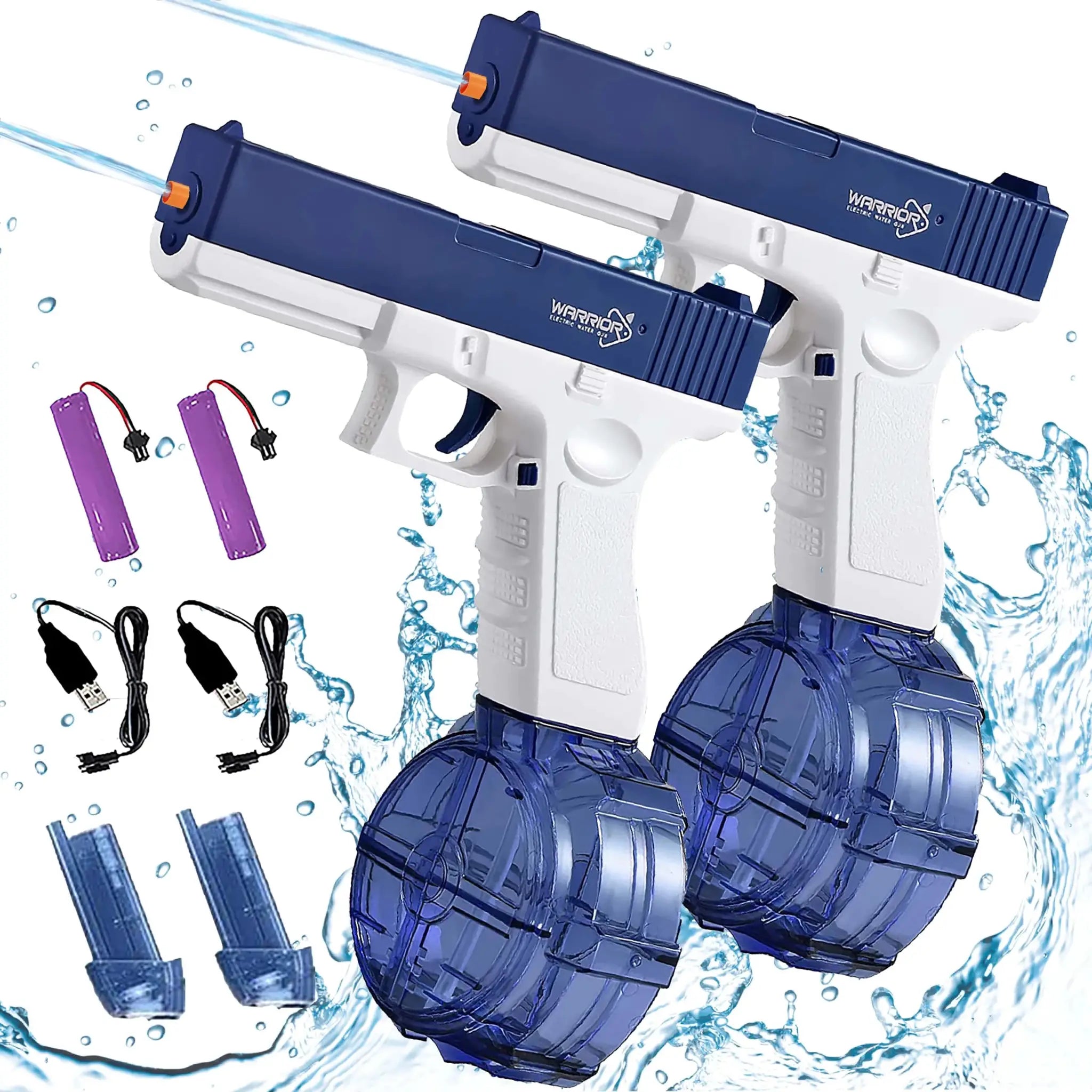 Rechargeable Electric Water Gun With Automatic And Manual Spray Modes For Adults And Kids 32 Feet Range