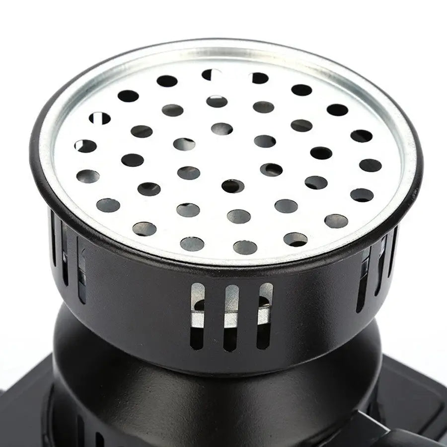 Unbranded 500W Electric Hookah Coal Burner With Fast Three To Five Minute Ignition And Heat Resistant Porcelain Plate