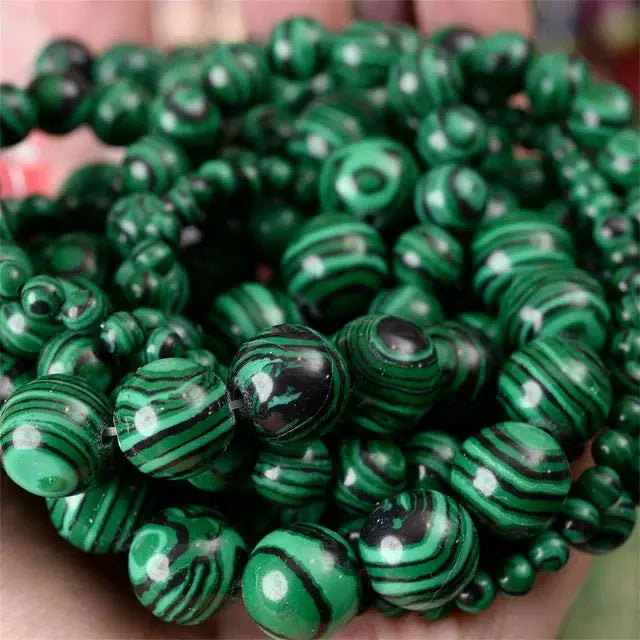 Natural Stone Beads Lava Jasper Tiger Eye Quartz Agate Round Beads 4 To 12mm For Jewelry Making DIY Bracelet Accessories