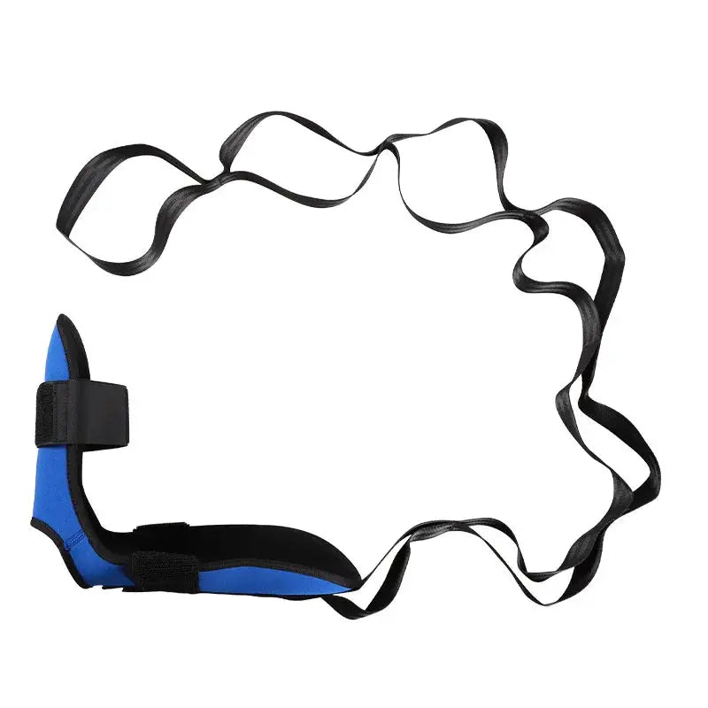 Yoga Stretching Band With Segmented Adjustment For Leg And Foot Rehabilitation Heel Calf Ankle Hip Lower Back Relief