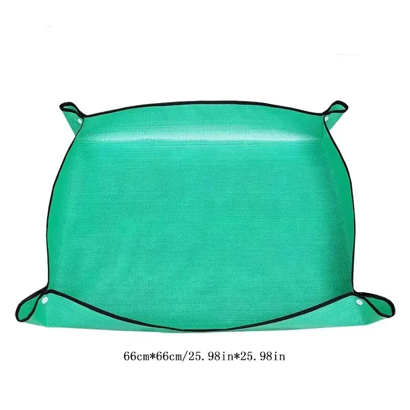 50x50 Cm Flower Pots Transplanting Mats Gardening Planting Mat PE Plant Repotting Mat Foldable Waterproof Gardening Pad