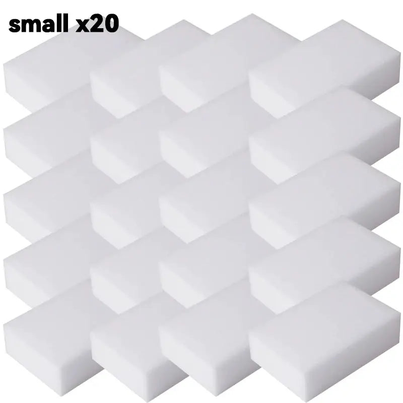 EcoClean Melamine Sponge Magic Eraser 50 Pack Non Toxic Antibacterial Cleaning Sponges For Kitchen And Bathroom