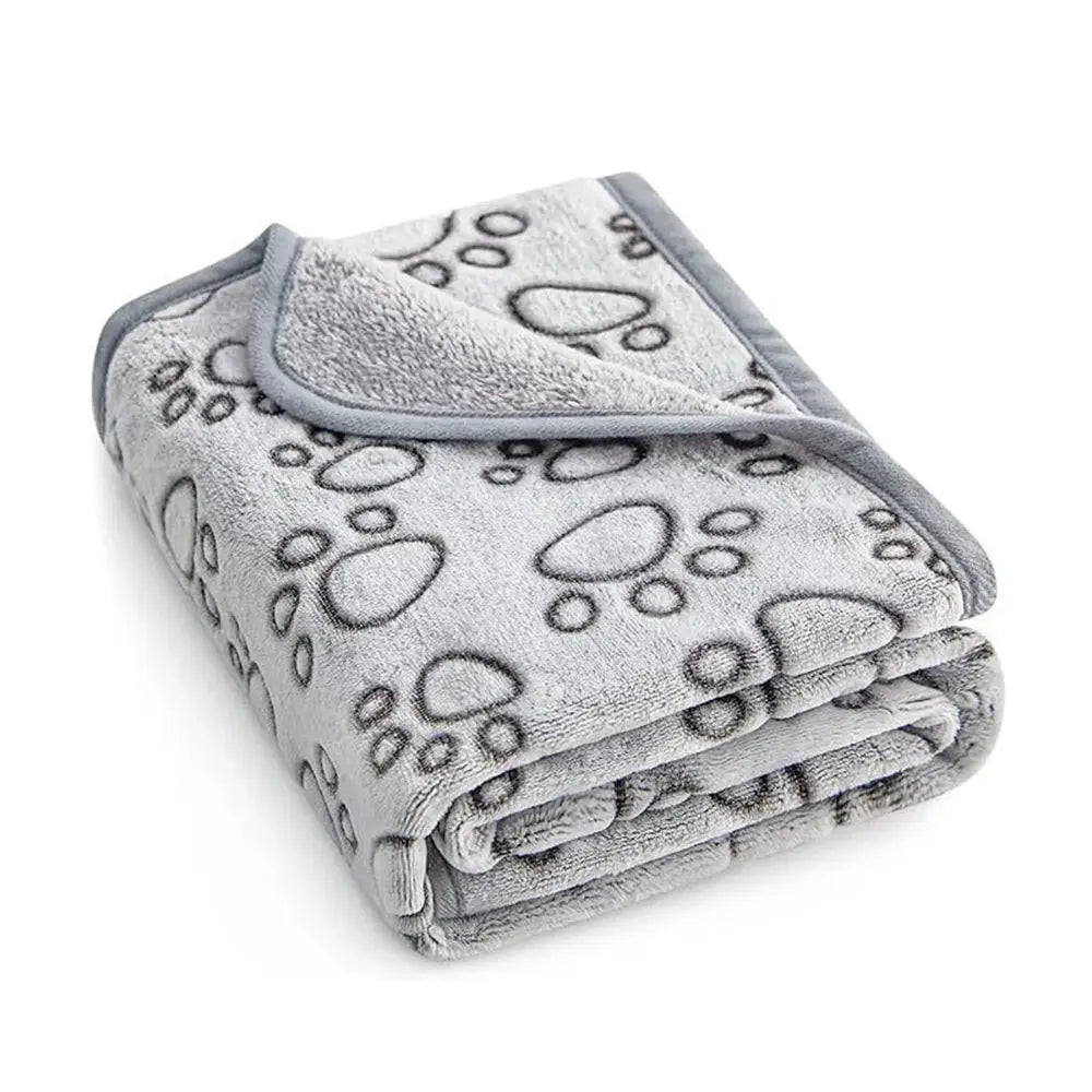 Winter Soft Dog Blanket Washable For Cats And Dogs Indoor Pets Grey Large Medium Small Bed Mat