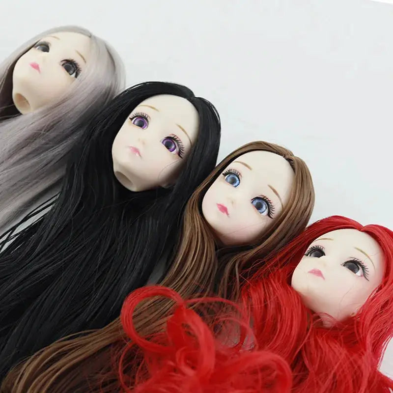30cm Fashion Doll 1 By 6 BJD with 3D Eyes Long Wig Makeup Princess Baby Doll for Girls DIY Toy