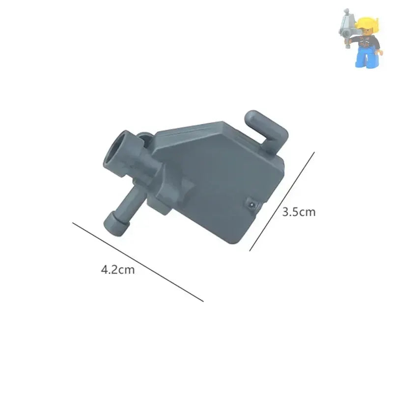 Big Building Blocks Play House Furniture Accessories Indoor Bed Compatible Large Bricks Assemble Toys For Kids Gift