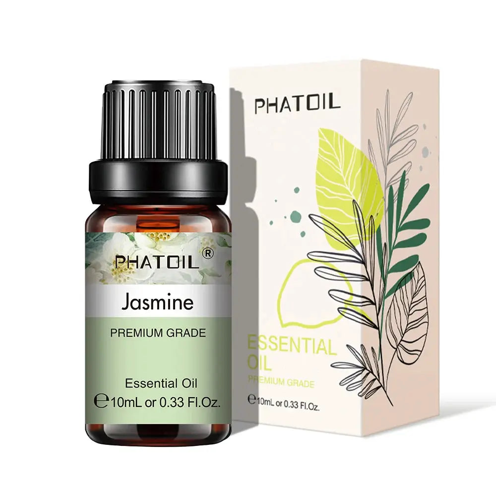 PHATOIL 10ml Natural Plant Essential Oil Eucalyptus Lavender Bergamot Vanilla Peppermint For Diffuser