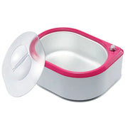 Paraffin wax heater 3L spa device, white with pink rim, Simples Market