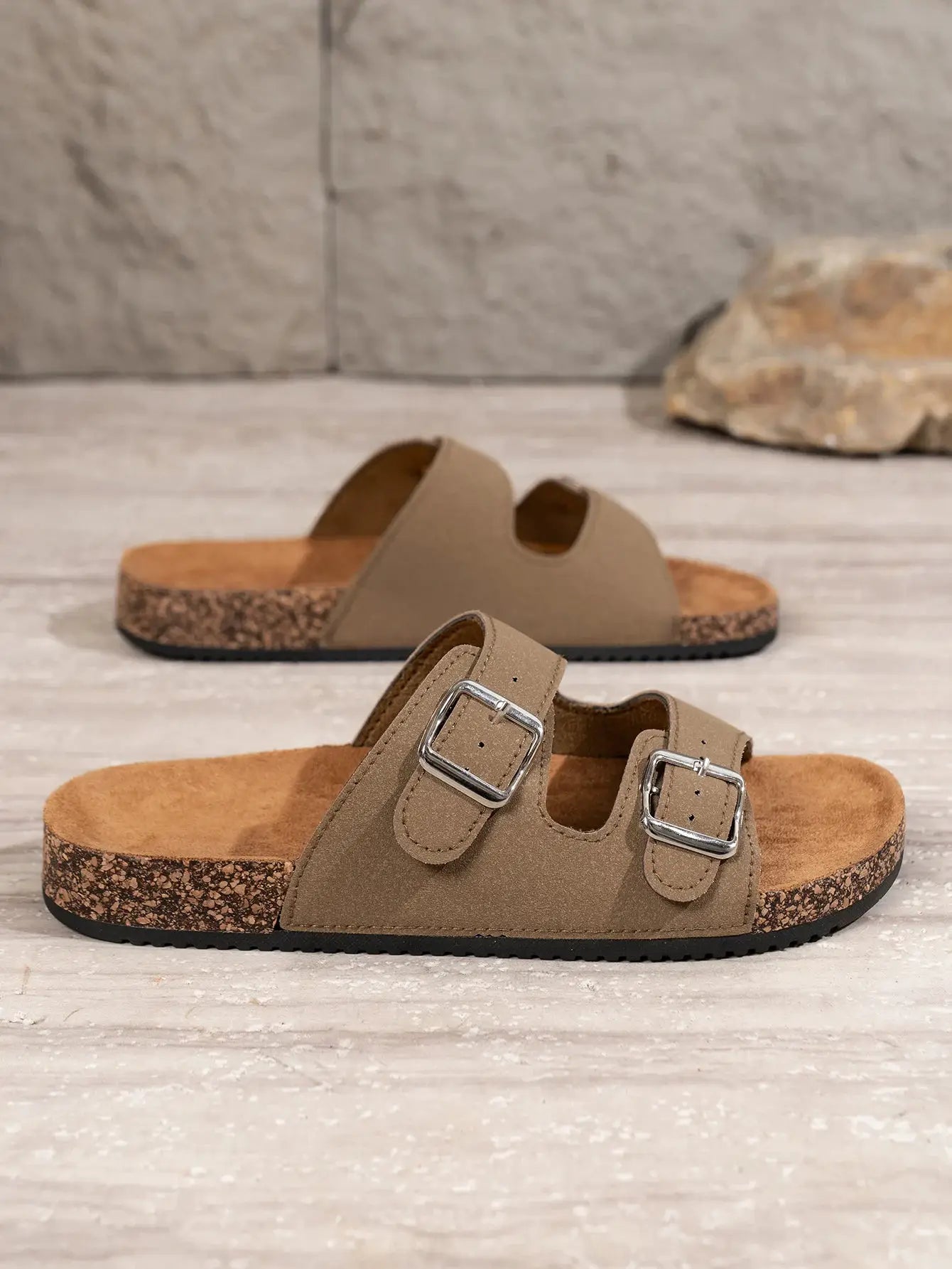 EverStride Mens Waterproof Non Slip EVA Slip On Slippers For Indoor Outdoor Comfort And Durability