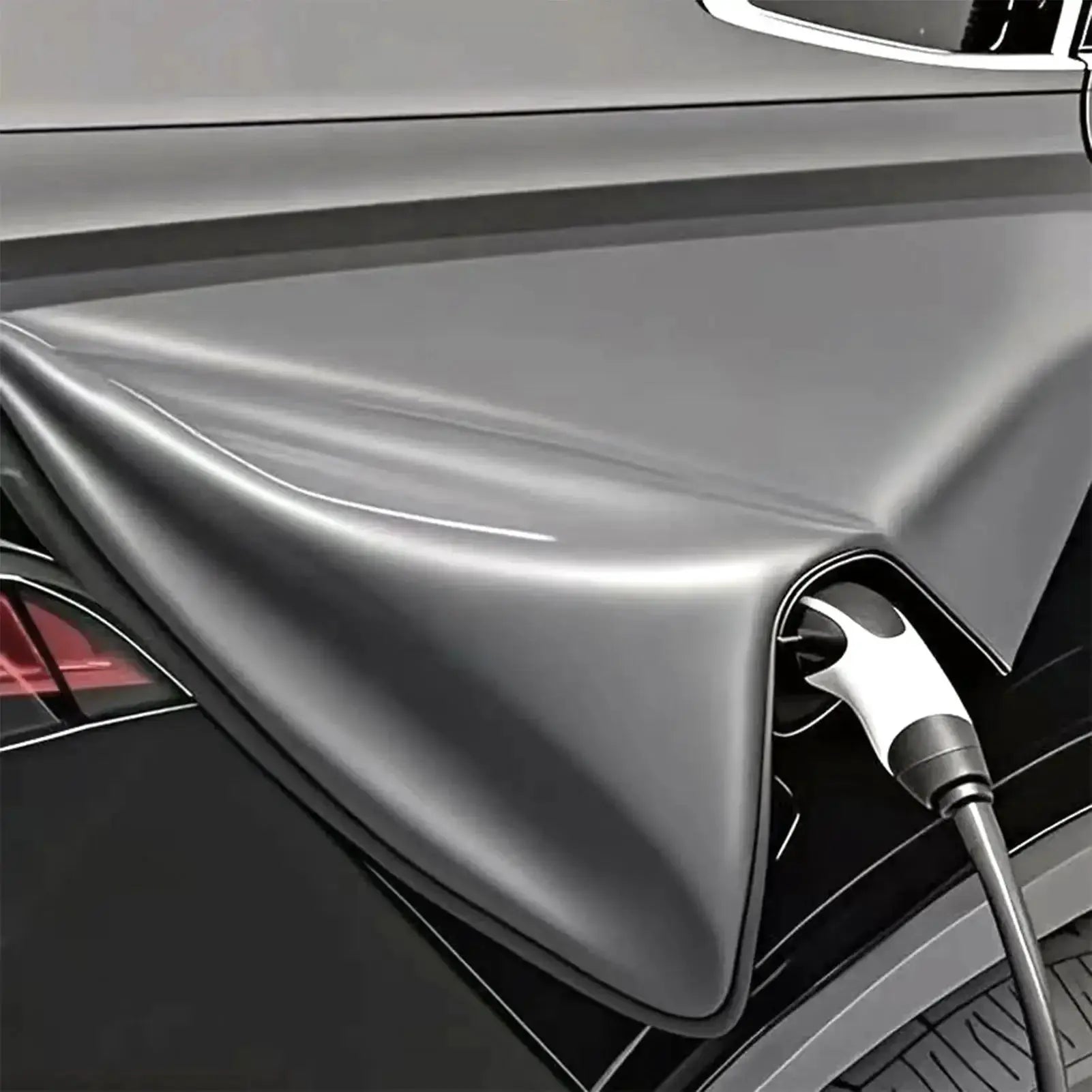 AeroGuard EVPort Cover Waterproof Outdoor Charging Port Protector For Electric Vehicles All Weather