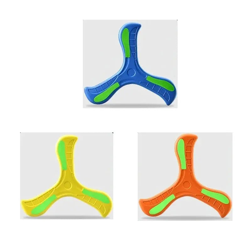 3 Pack LED Light Up Soft Boomerangs Night Glow Flying Toy For Outdoor Park Fun Kids And Adults