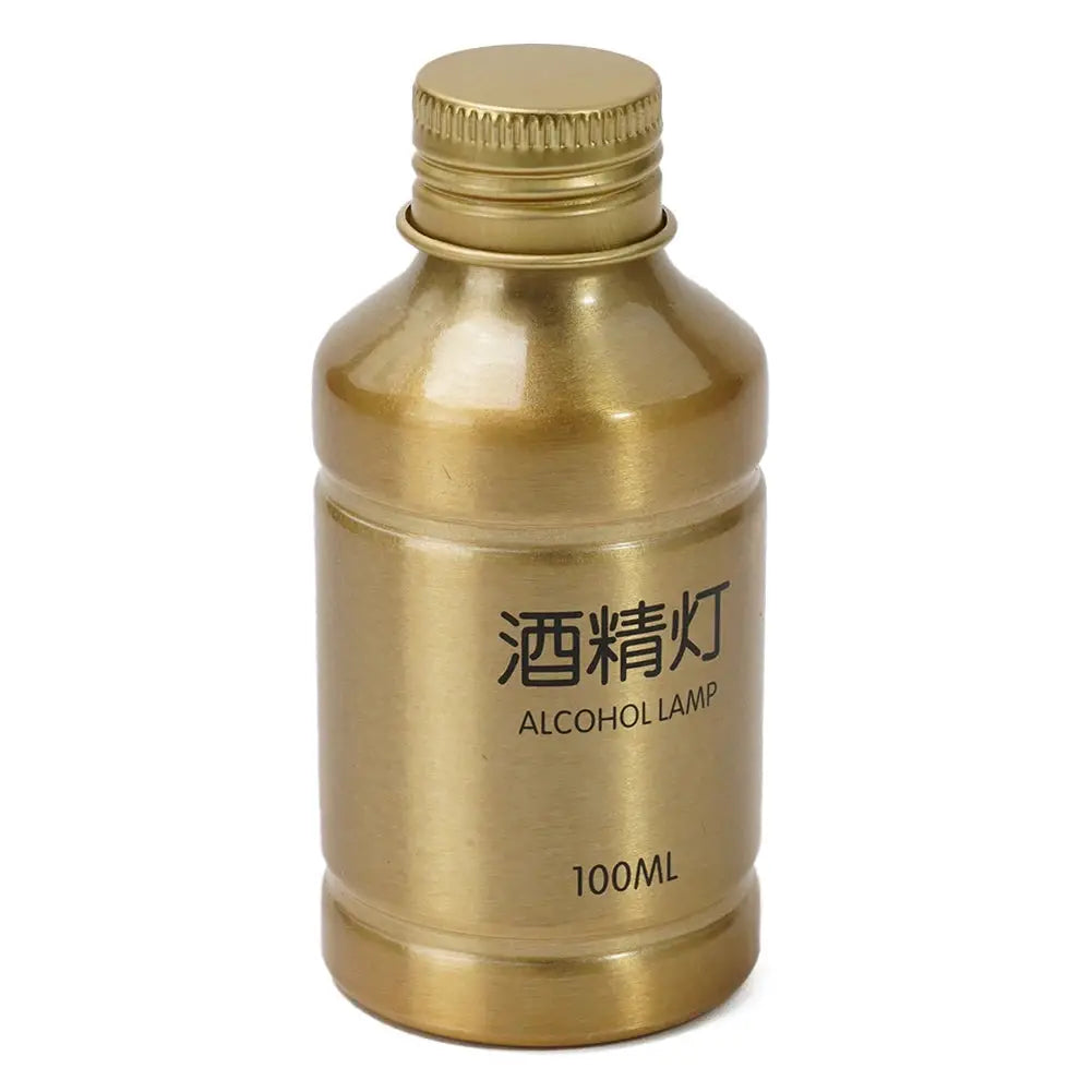 Alcohol lamp made of gold aluminum alloy, 100ml capacity