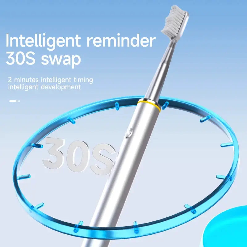 Pure Wisdom Beauty Ultrasonic Cleaning Electric Toothbrush With Soft DuPont Bristles For Women