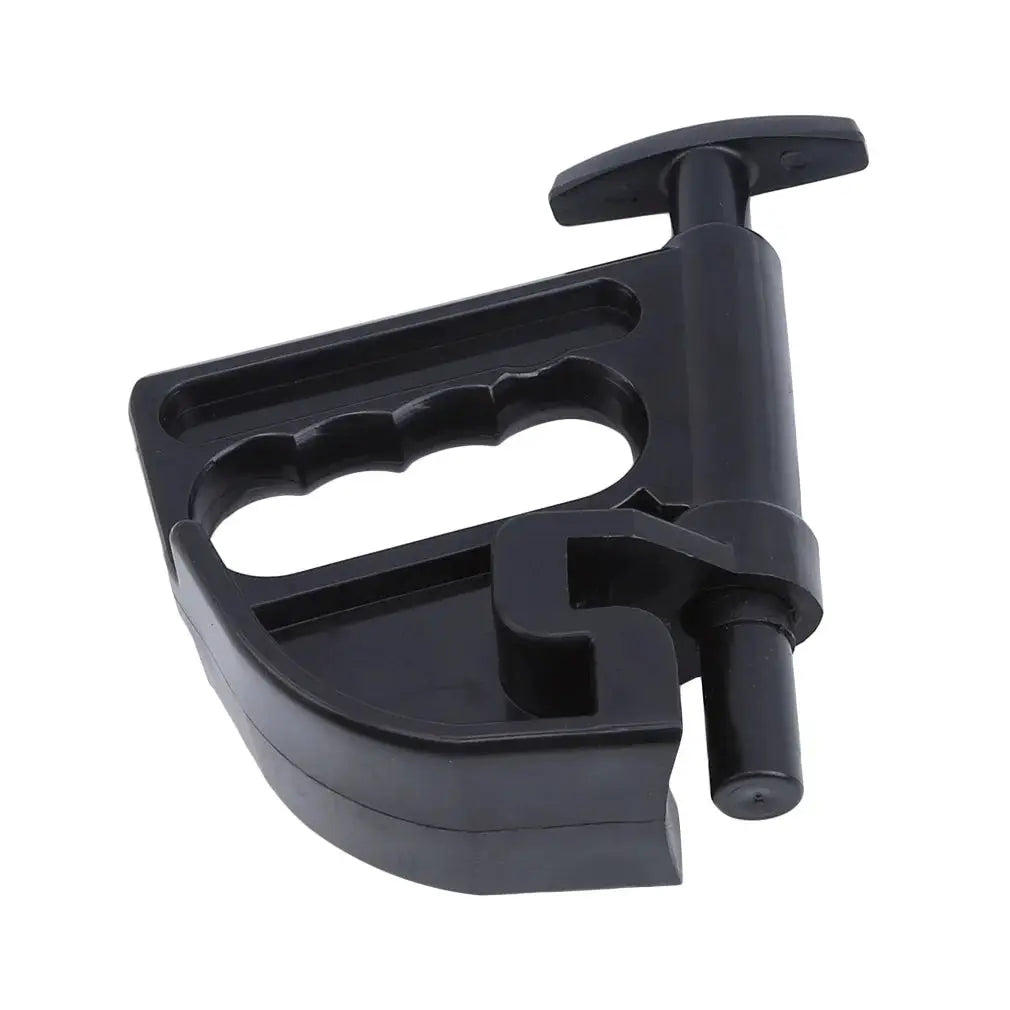 Tire bead clamp tool by Simples Market, heavy-duty black plastic wheel changer accessory
