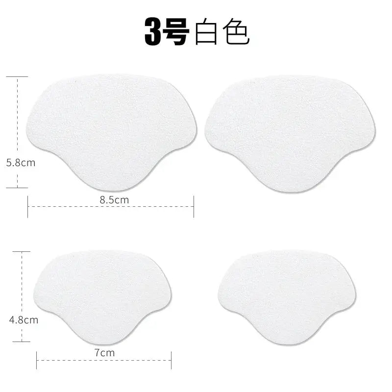 4Pcs Self Adhesive Microfiber Heel Patches For Shoes Insole Foot Care Pads For Men Women Athletic Sneakers