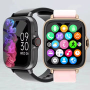 PulseTech 1.83 Inch Waterproof Smartwatch With Sleep Monitoring Pedometer Calls Alerts For IPhone And Android