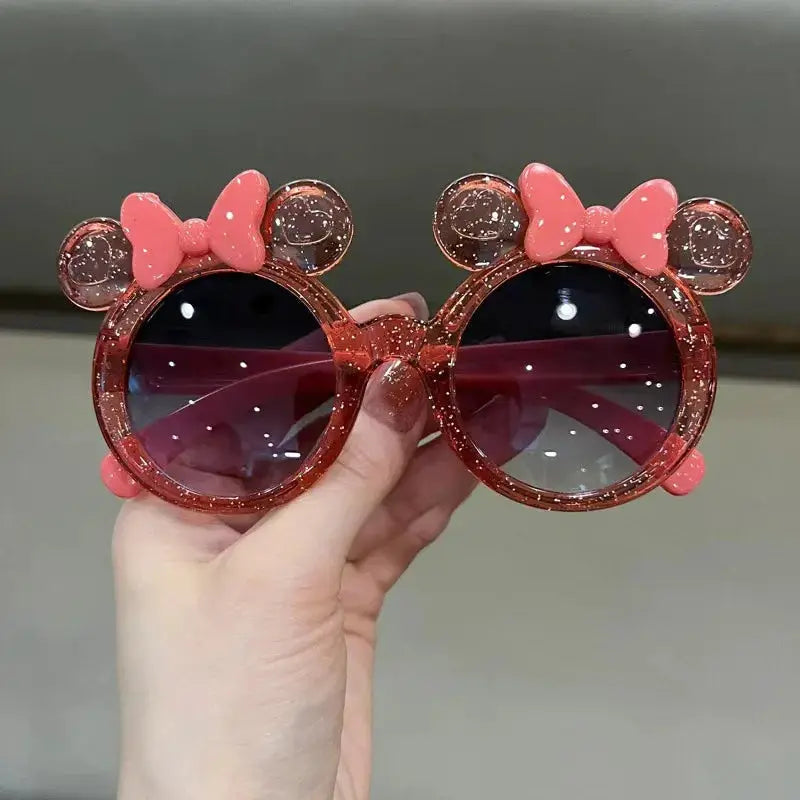 CrystalBow Kids Butterfly Sunglasses For Girls Lightweight Plastic Frames All Day Comfort