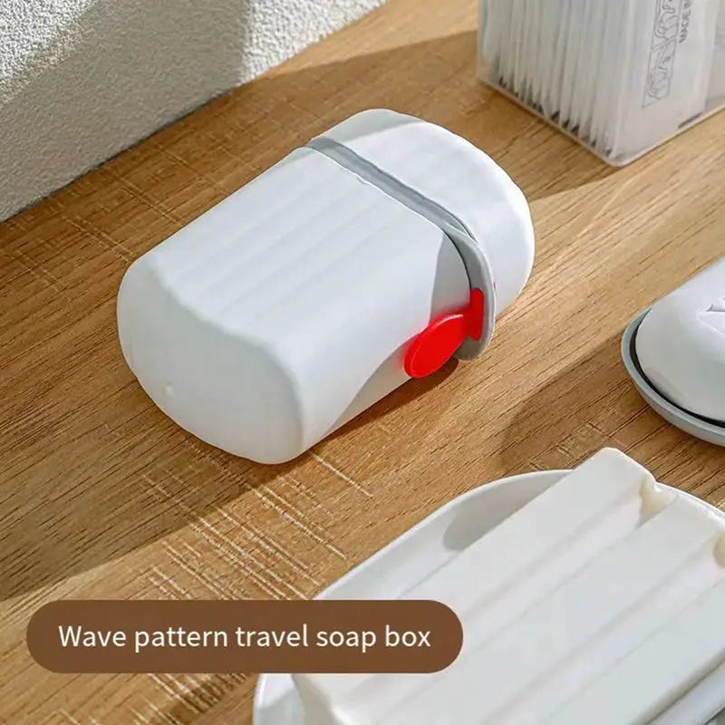 Fashion Portable Sealed Waterproof Soap Box For Travel Hiking And Camping With Draining Design