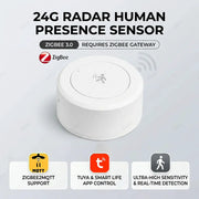 ZigBee radar presence sensor, round white motion detector by Simples Market