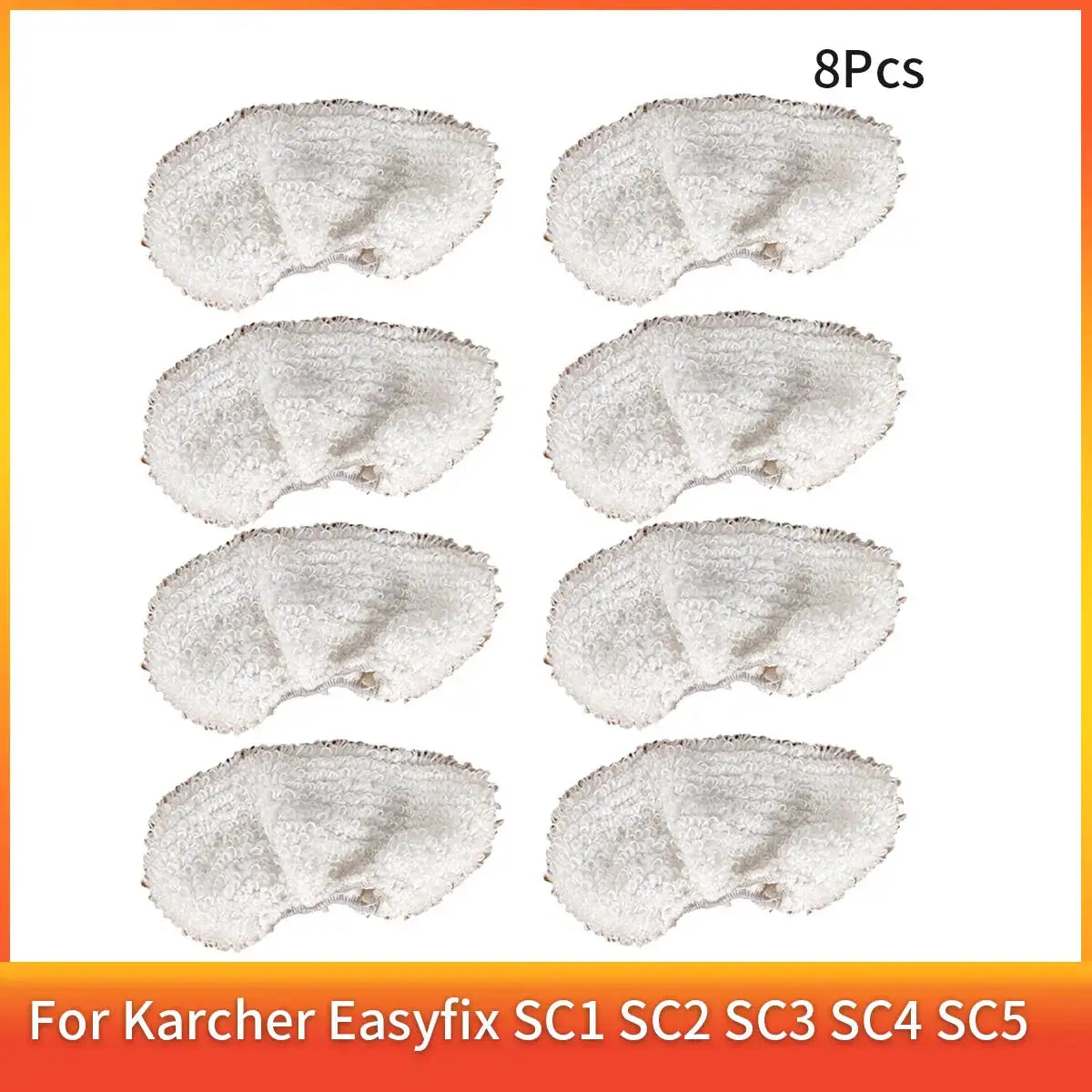 BPfire Steam Cleaning Mop Cloth Floor Mop Pad Compatible With Karcher Easyfix SC1 SC2 SC3 SC4 SC5 Steam Vacuum Cleaner