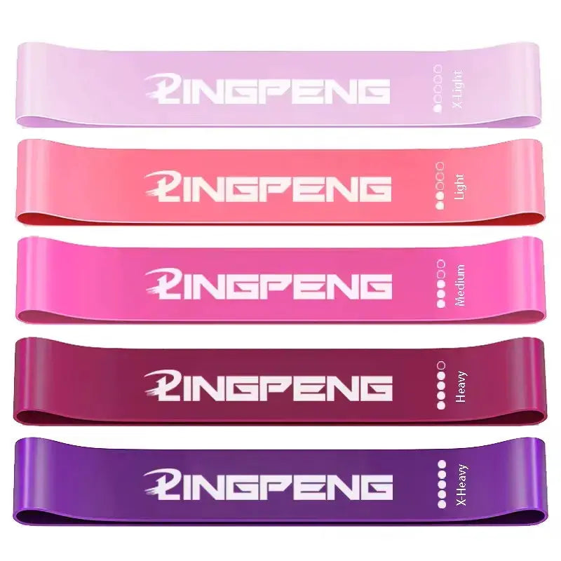 Eco Friendly Natural Latex Elastic Loop Resistance Bands For Yoga, Leg Squats, Dance And General Fitness