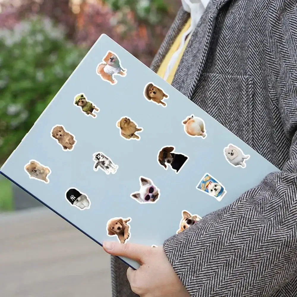 Funny Dog Stickers Cartoon Cute Decals 10 100 1000 Pcs Pack For Laptops Phones Luggage Cars Bikes And More