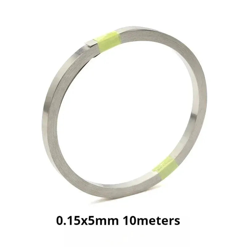 10m Roll Nickel Plated Steel Strip Connector For 18650 Li Ion Battery Spot Weld Belt 0.1mm 0.12mm 0.15mm 0.2mm