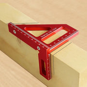 WoodPro Woodworking Square Protractor Miter Triangle Ruler High Precision Aluminum Alloy Layout Tool
