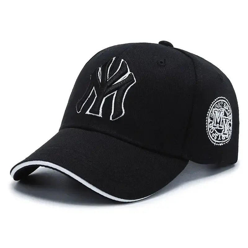Unisex Casual Baseball Cap With Letter Embroidery Hip Hop Style Adjustable Sunscreen Hat For Spring And Autumn Outdoor
