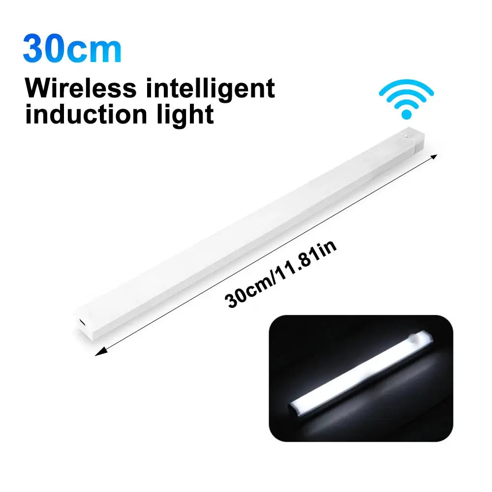 LED Car Sensor Light 10 20 30 CM Automatic Induction Magnetic Rechargeable Type C Lamp With Manual And Sensing Modes