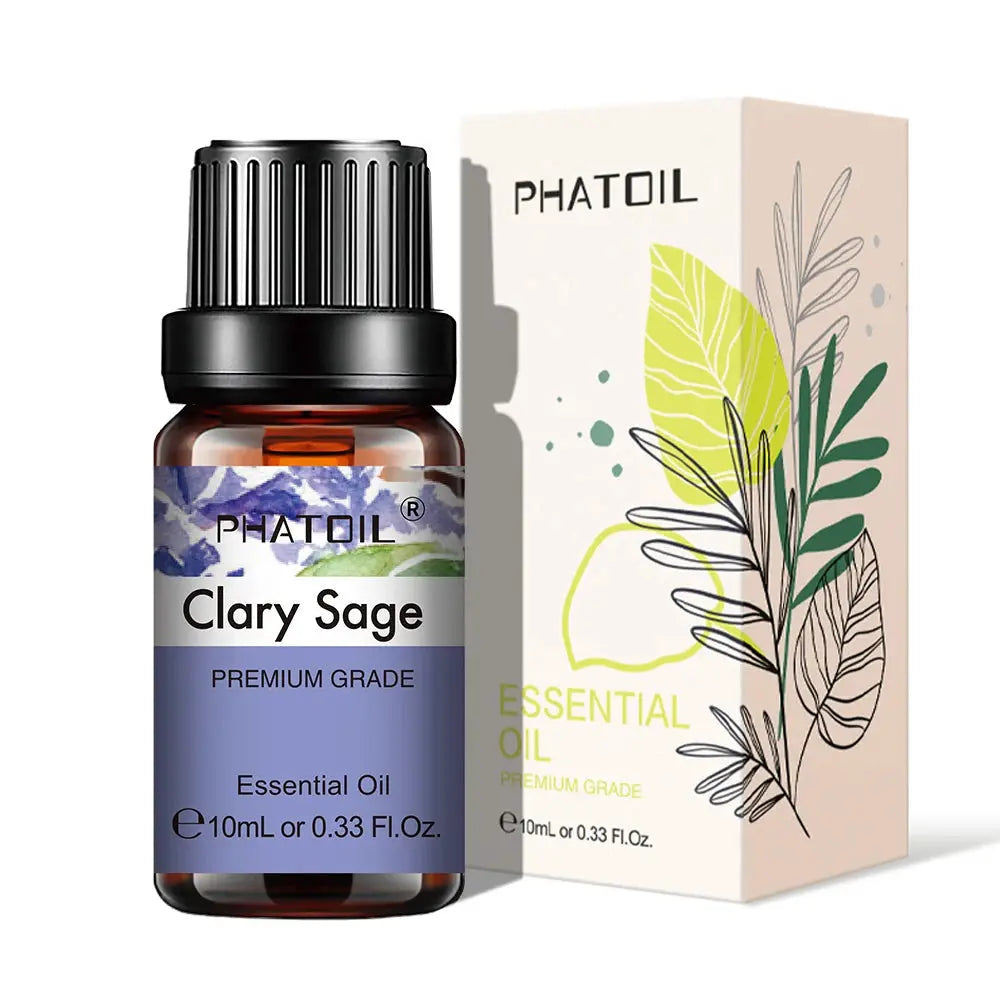 PHATOIL 10ml Natural Plant Essential Oil Eucalyptus Lavender Bergamot Vanilla Peppermint For Diffuser