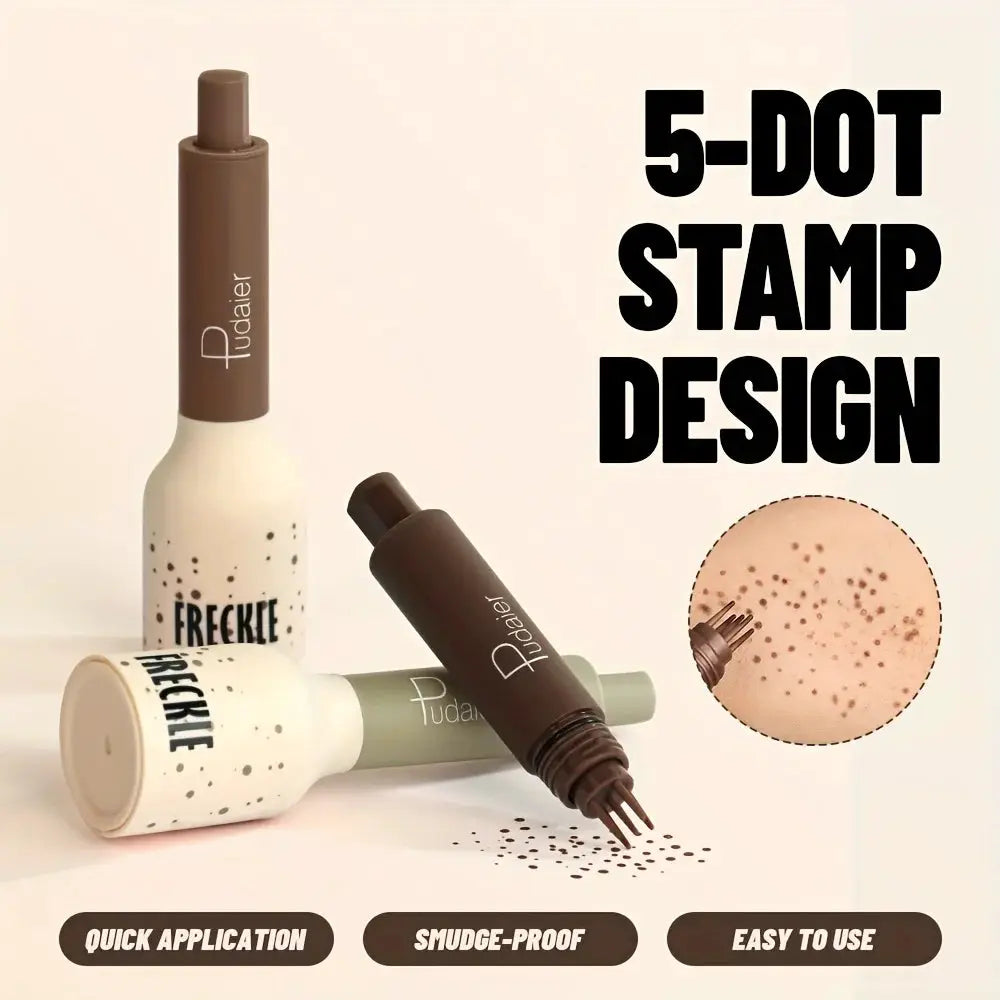 Freckle Stamp Makeup Pen Waterproof For Natural Look Dot Freckles Long Lasting Sweatproof Beginner Friendly