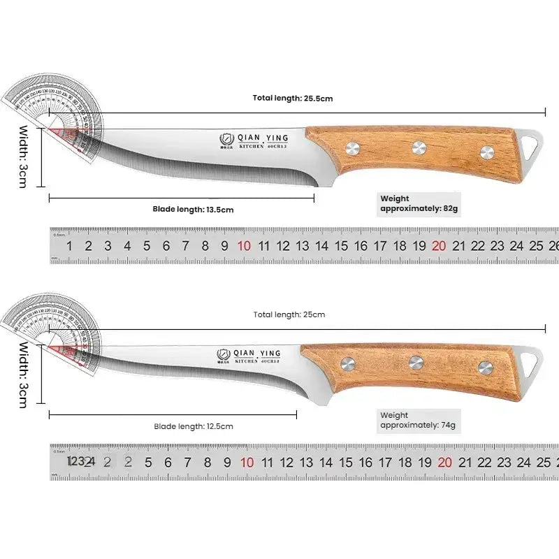 High Manganese Steel Butcher Knife for Boning and Pork Processing, Sheep Slaughtering, and Skinning Animals