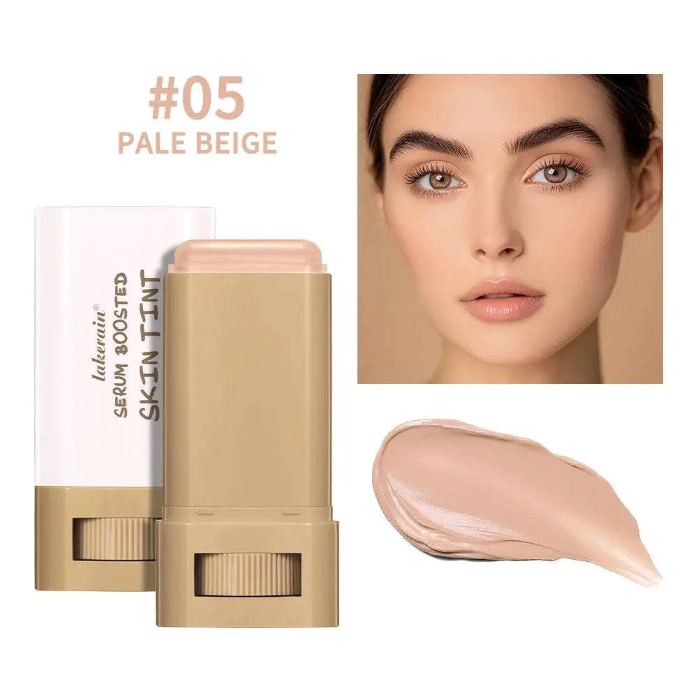 LuminaSkin Skin Tint Foundation Stick Serum Boosted Hydration High Coverage for Natural Plump Finish