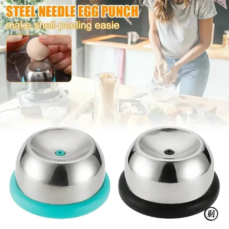 Stainless Steel Egg Piercer Needle Hole Puncher For Boiling Eggs And Easy Peeling Kitchen Tool For Raw Eggs