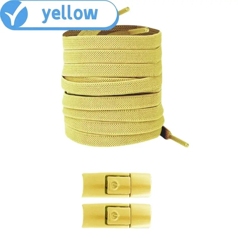 Elastic No Tie Shoelaces Press Lock For Sneakers 8mm Widened Flat Laces For Kids And Adults