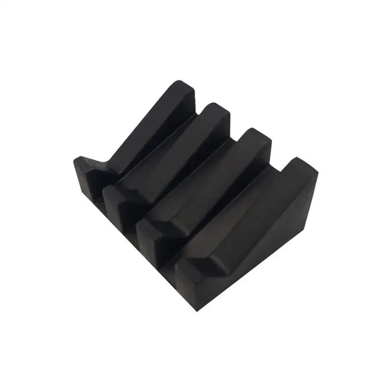 Simples Market silicone soap dish rack with tilt drain, black