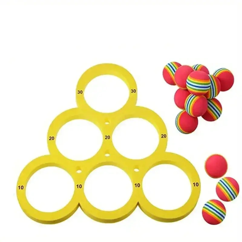 Fun Splash Christmas Party Sports Floating Shower Game Toy With Durable EVA Material Random Color Ball For Holiday Fun