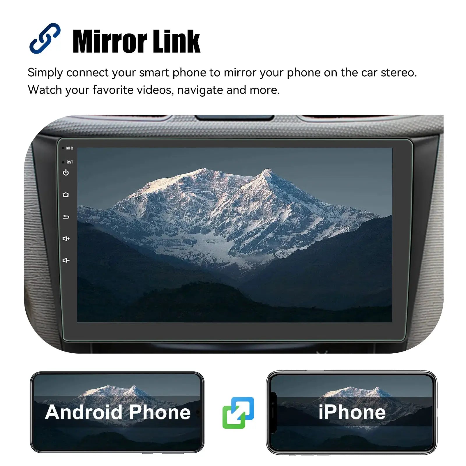 ESSGOO 7/9/10 inch Android car stereo head unit by Simples Market with mirror link
