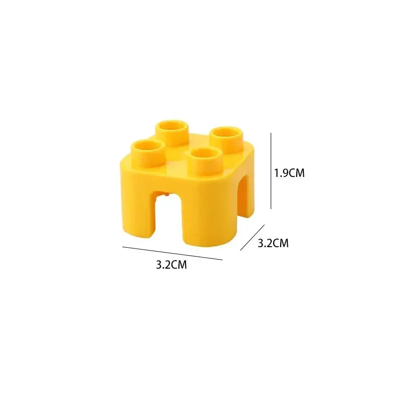 Big Building Blocks Play House Furniture Accessories Indoor Bed Compatible Large Bricks Assemble Toys For Kids Gift