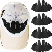 5 Pack Sweat Liner Pads For Baseball Caps And Hard Hats Absorbent Sweatband Inserts For Wide Brim Caps All Season Knit