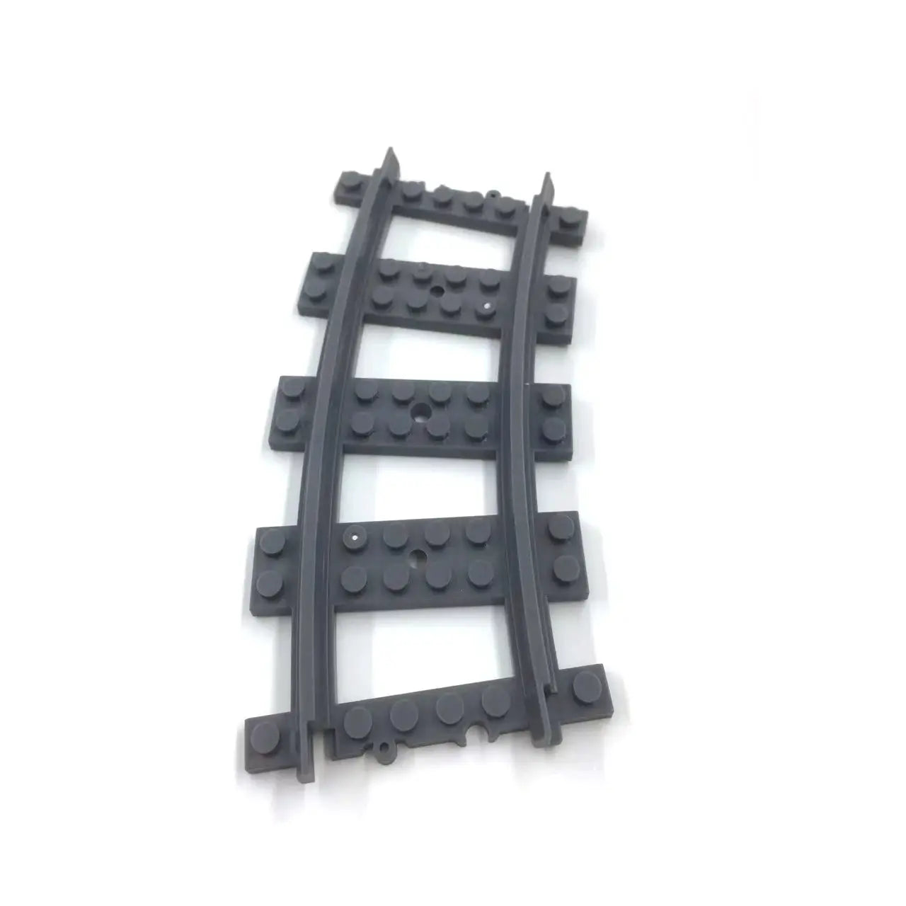 50 Piece City Train Track Set Straight Rails Building Blocks for Kids Compatible with Classic Blocks