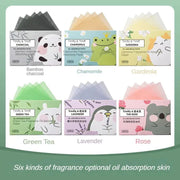 100 Count Fragrance Facial Oil Absorbing Papers For T Zone Oil Control Matte Skin