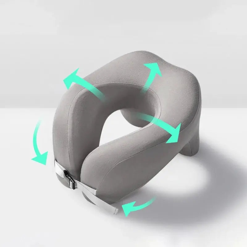 Travel Pillow U Shape Memory Foam Neck Pillow For Airplane Flight Sleeping Head Neck Cervical Support